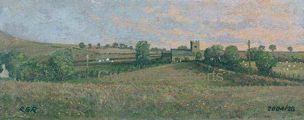 churches of Wales-paintings of Saint Ilan's church, Eglwysilan