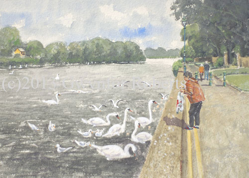Welsh Art-Pembroke Castle, West Wales