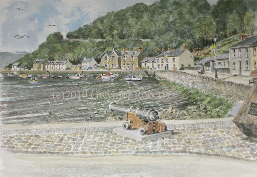 Paintings of Fishguard by Welsh Artist Gwynfor Roberts