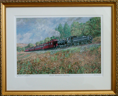 Painting of Brecon Mountain Railway