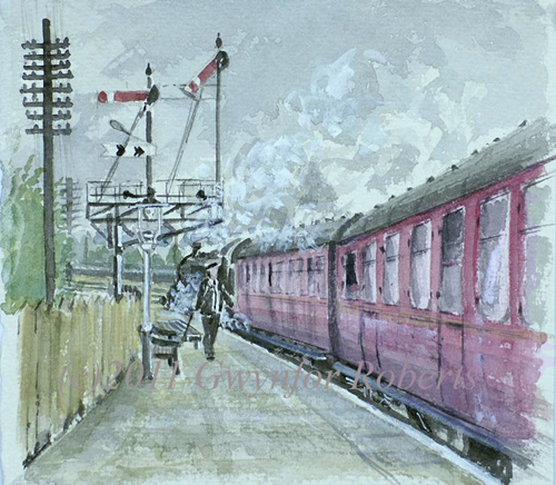 Hengoed high level railway station
