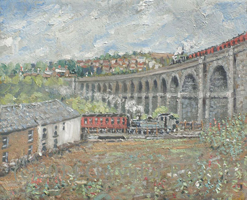 Hengoed to Maesycwmmer Viaduct