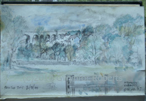 Sketch for Horse and foal, Hengoed viaduct