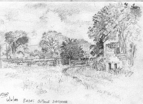 Sketch for Penycoed fawr Farm, Bedwellty