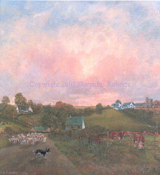 Sunrise over Mynyddislwyn