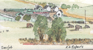 Groesvan farm, near Deri, Caerphilly, South Wales