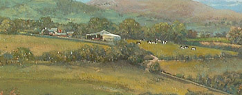 sketch for Cwmdu farm