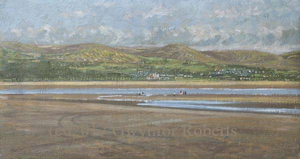 looking towards Harlech Castle from Criccieth