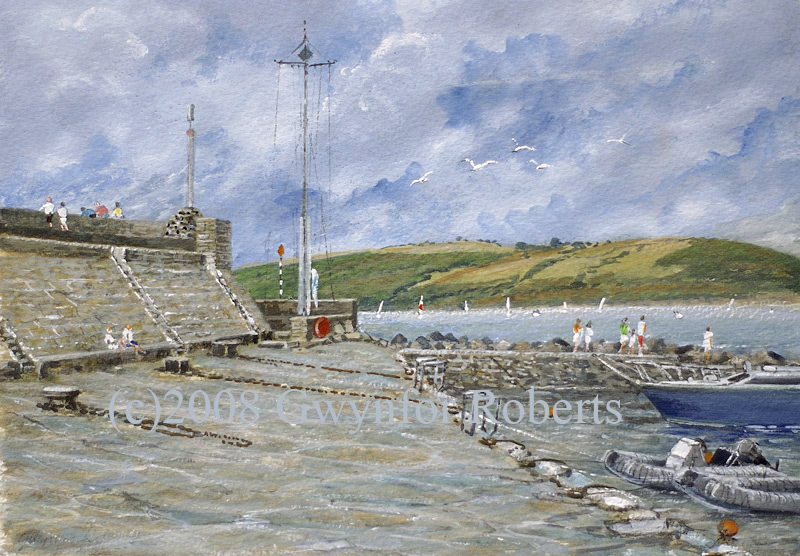 Paintings of West Wales-watercolour paintings of New Quay