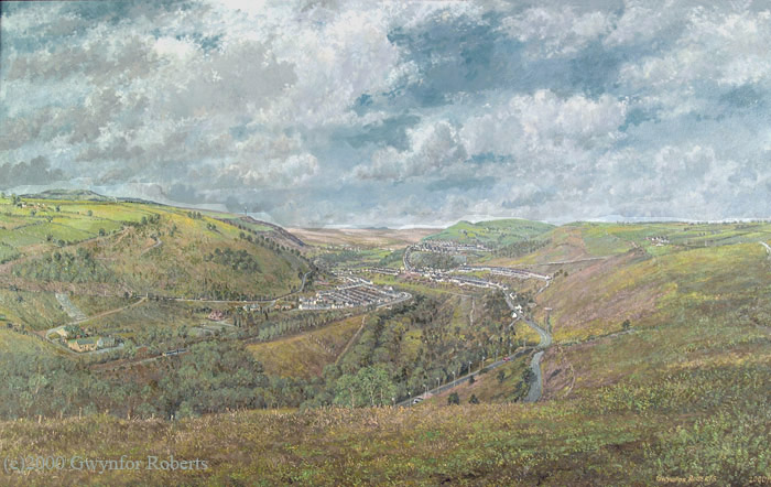 Painting of New Tredegar