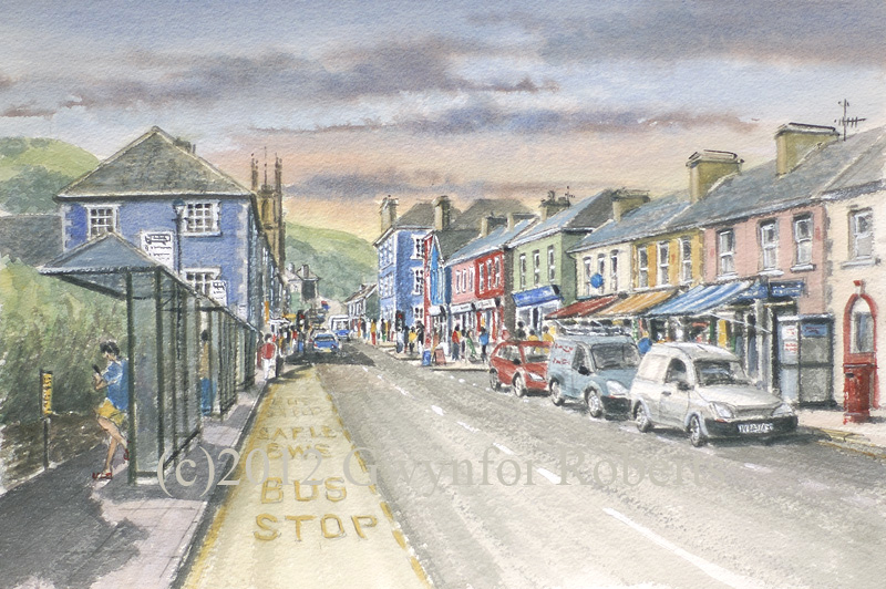 Paintings of North Road, Aberaeron