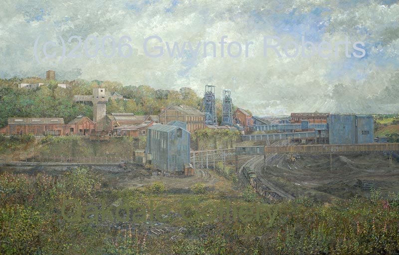 Painting of Oakdale Colliery