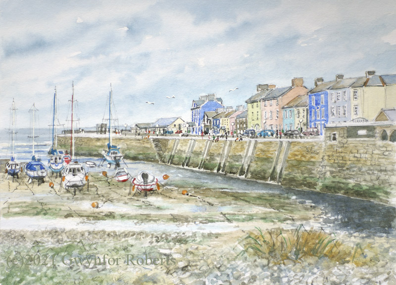 Paintings of West Wales-Aberaeron