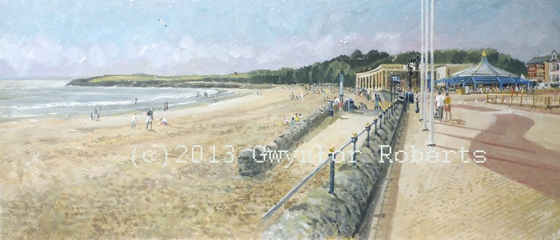 Painting of Barry Island, South Wales