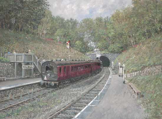 Cefn Onn Halt Railway Station, Cardiff- pre 1962