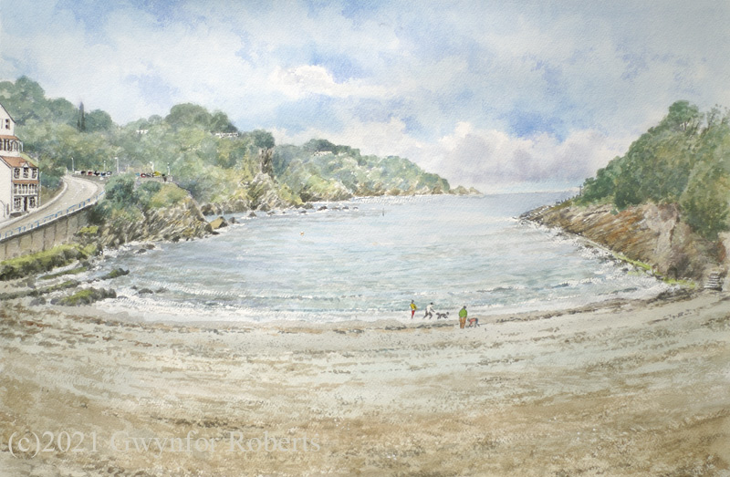 Painting of Combe Martin, North Devon