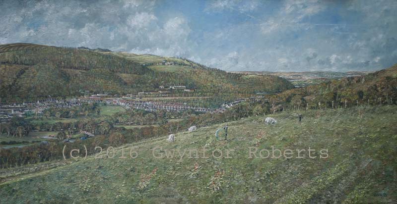 Painting of Llanbradach