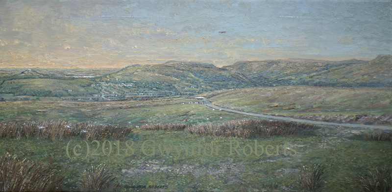 looking towards Bwlch from Llangynydr
