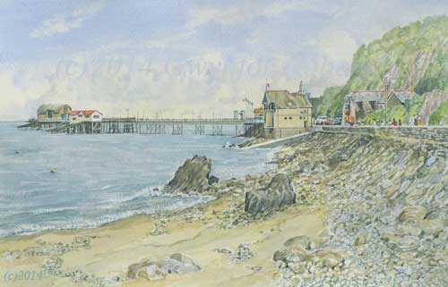 Mumbles Pier and RNLI Lifeboat Stations.