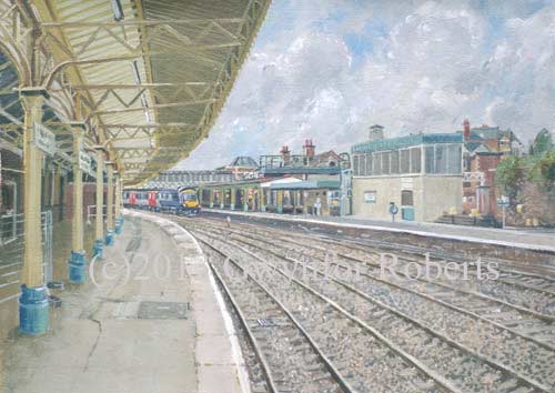 Newport Railway Station, South Wales.