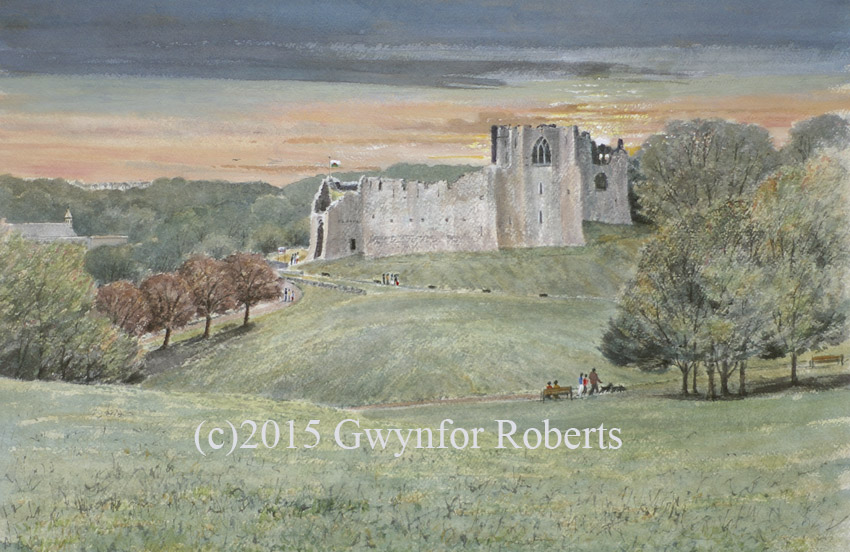Oystermouth Castle, The Mumbles, Swansea