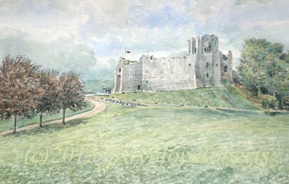 Oystermouth Castle. The Mumbles, Swansea.