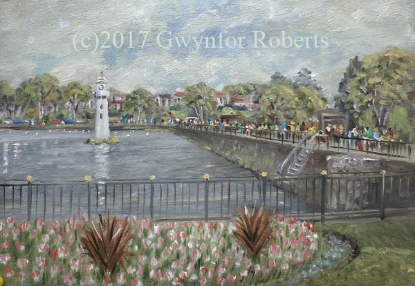Roath park, Cardiff.
