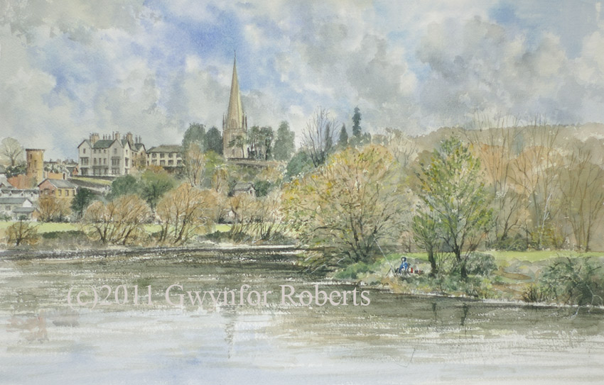 Looking towards Ross-on-Wye from Wilton
