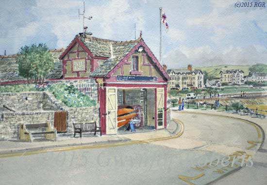 The Royal National Lifeboat Station, Criccieth, North Wales