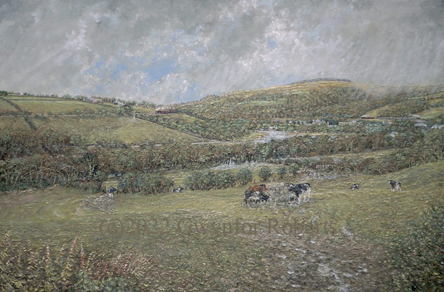 Ystrad Mynach Landscape-from the early sixties