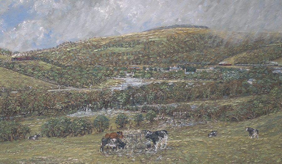 Ystrad Mynach Landscape-from the early sixties