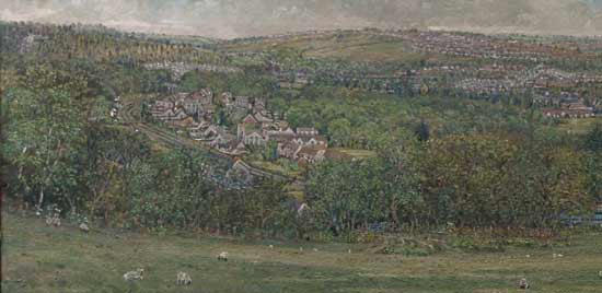 Detail of the painting