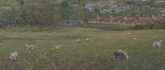 Detail of the painting