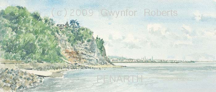 Towards Cardiff docks from Penarth