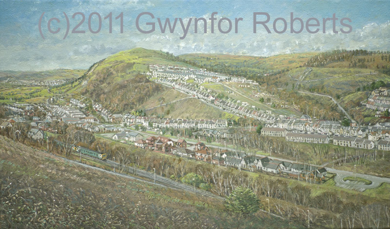 Painting of New Tredegar and Phillipstown