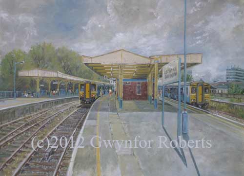 Queen Street railway station, Cardiff.