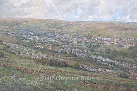 Paintings of Wales-Pontlottyn and Rhymney