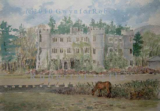 Paintings of Ruperra Castle