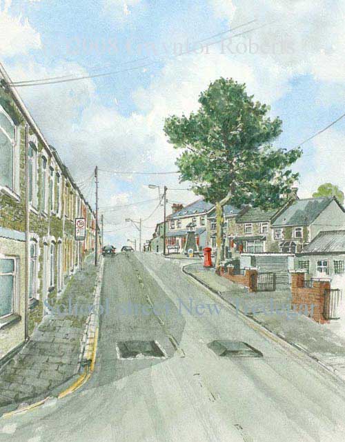Painting of School Street