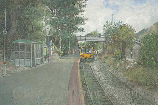 Tirphil railway station - pre 2013