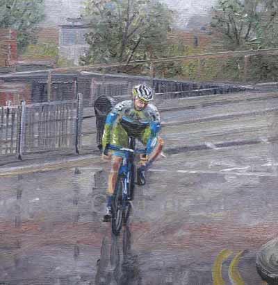 The Tour of Britain 2017 cycle race through Newport, South Wales