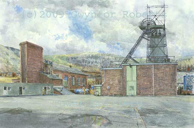 Painting of Tower Colliery, Hirwaun