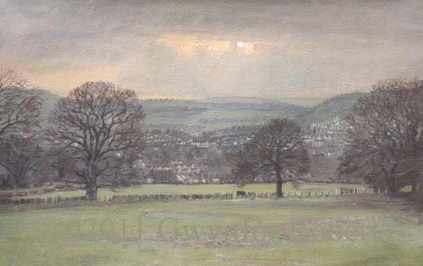 Treharris sunset, South Wales