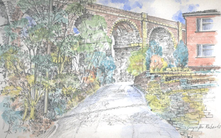 Viaduct lane, Maesycwmmer