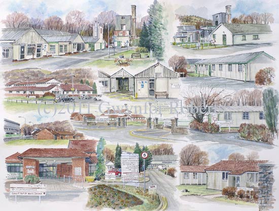 The former Ystrad Mynach Hospital, County of Caerphilly
